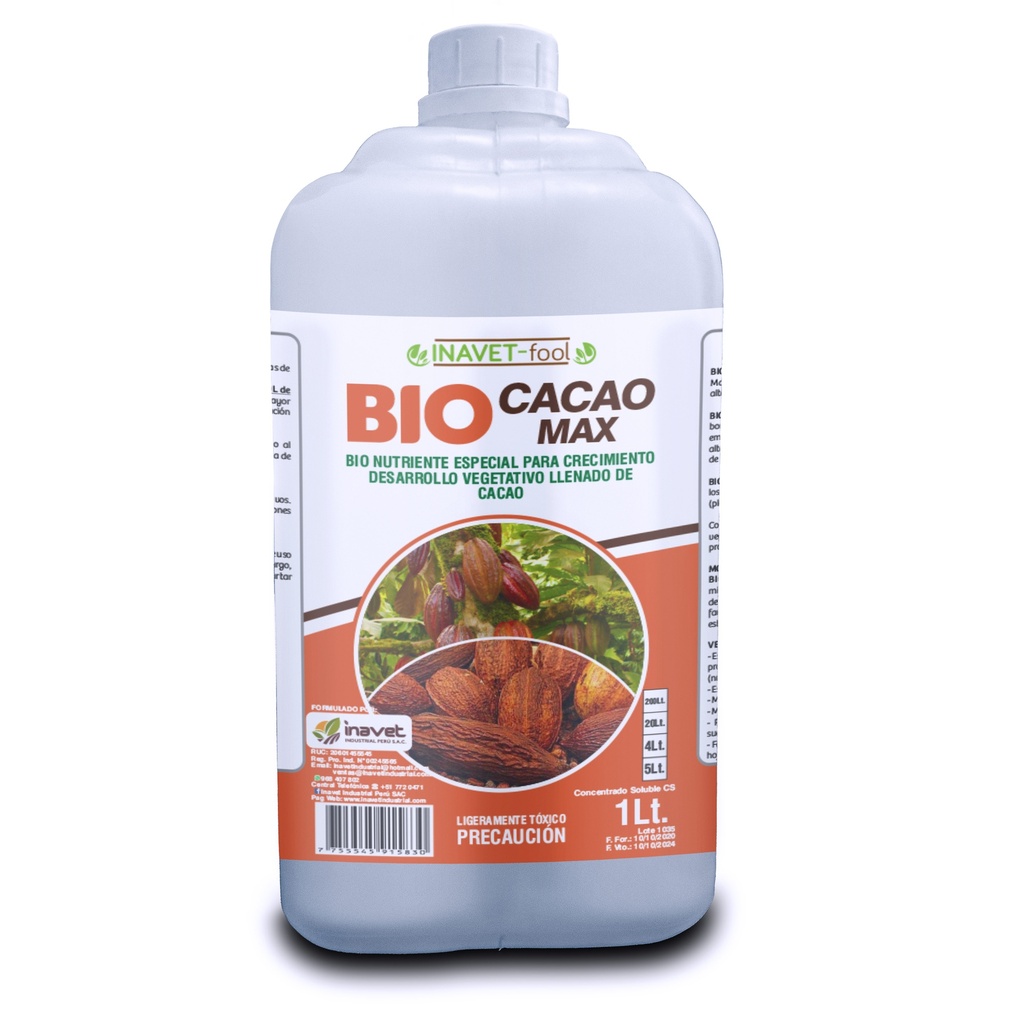 INAVET FERTIL - CACAO MAX - 4LT