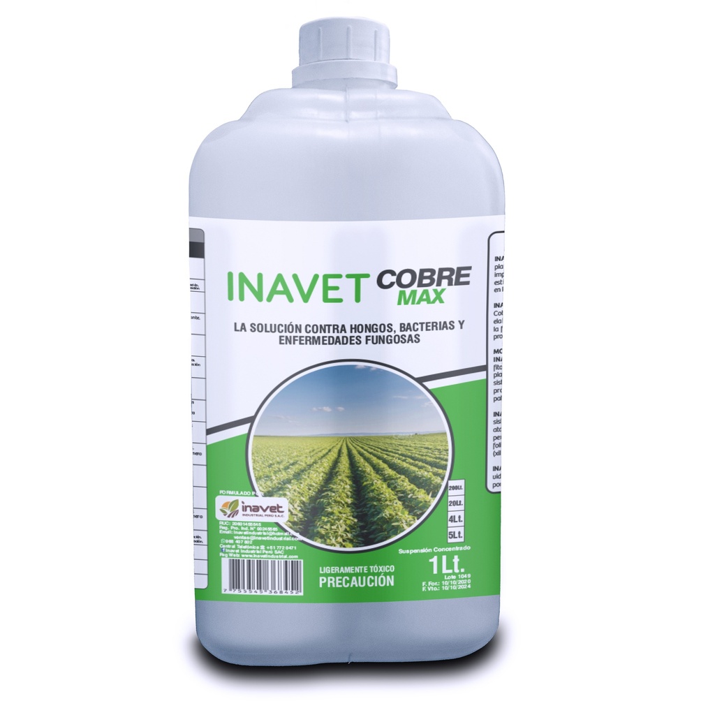 INAVET FERTIL - COBRE MAX - 4LT