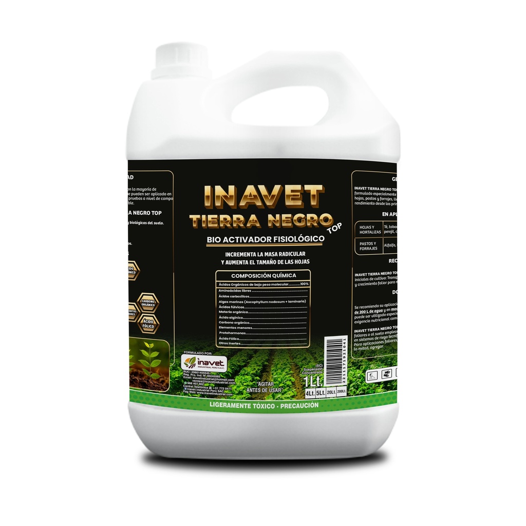 INAVET TIERRA NEGRO - TOP - 5LT