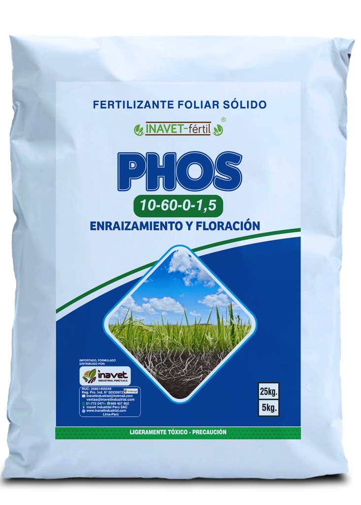 INAVET FERTIL - PHOS 10-60-0-1,5 - 25KG