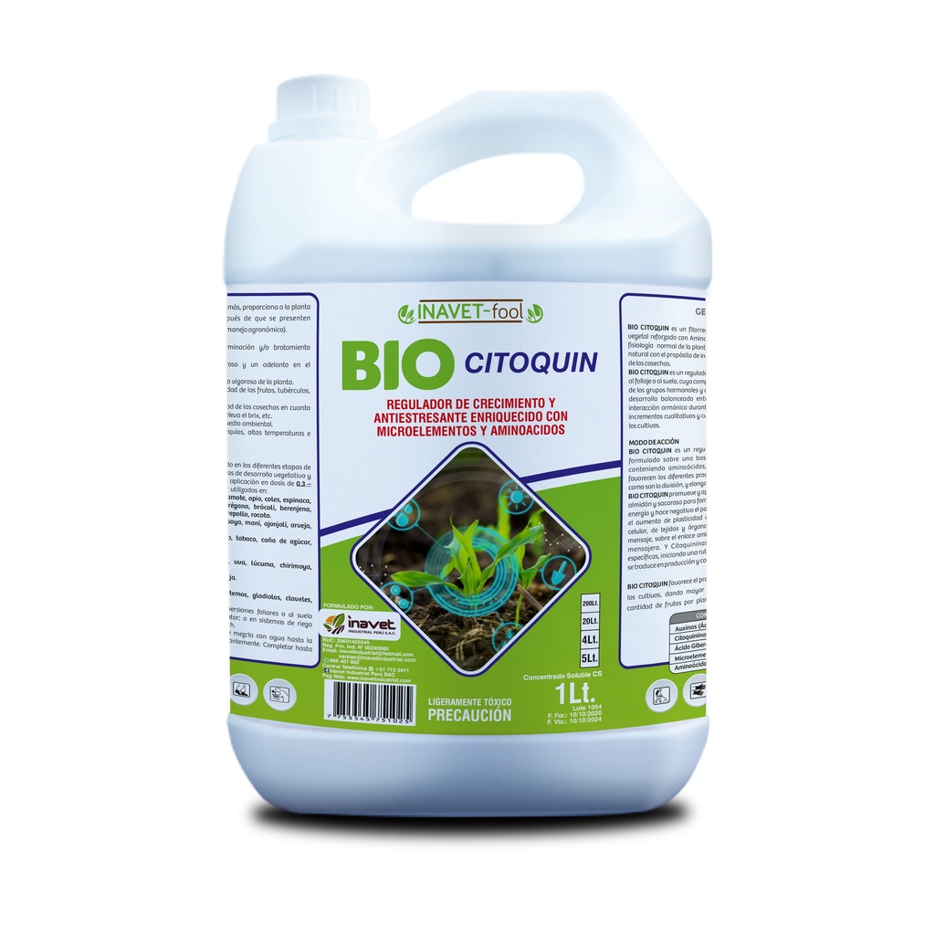 INAVET FERTIL - CITOQUIN - 5LT (HISTORIA 2020 - JUL 2024)