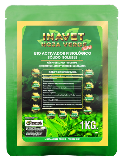 [01.07.01.02.01] INAVET - HOJA VERDE GOLD - 1KG