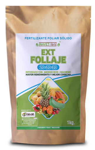 [01.02.02.01.01] INAVET FERTIL - EXT FOLLAJE 20-20-20 - 1KG